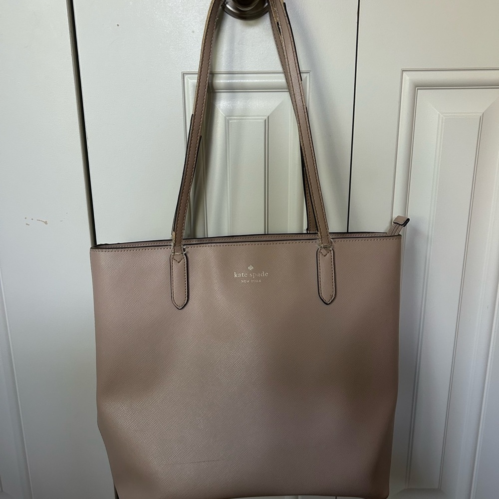 Kate Spade Beige Tote Bag Purse